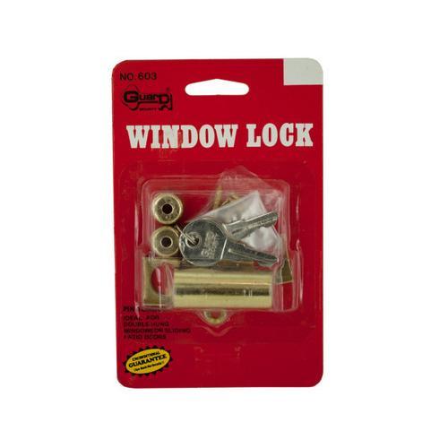 Brass Window Lock with Keys ( Case of 18 )