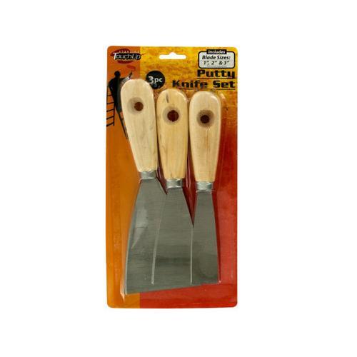 Metal Putty Knife Set ( Case of 24 )