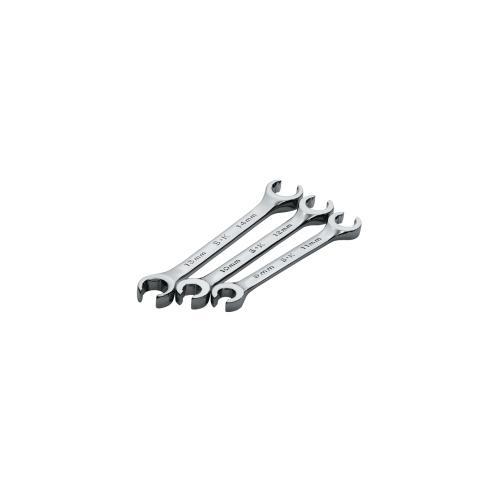 WRENCH SET FLARE NUT 3 PC METRIC HI POLISH