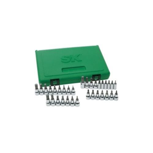 SOCKET BIT SET 1/4 & 3/8IN. 33PC TORX HEX SD