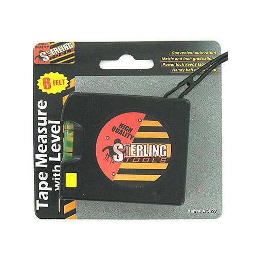 Tape Measure with Level ( Case of 24 )