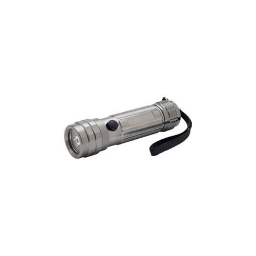 8 LED Flashlight w/Laser Point