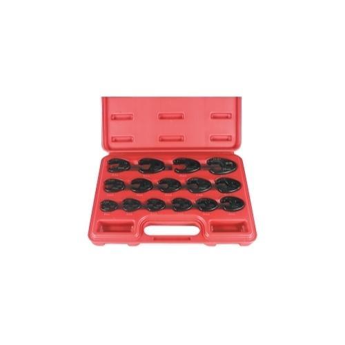 15PC METRIC FLARE CROWFOOT WRENCH SET 8MM-24MM