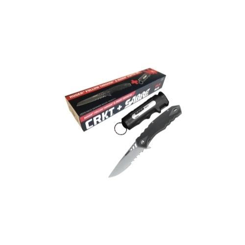 RUGER Follow-Through Folding Knife with Pepper Gel