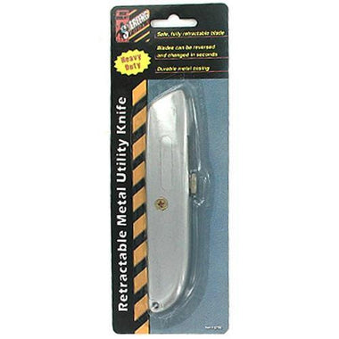 Retractable Metal Utility Knife ( Case of 24 )