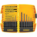 DEWALT 13 PIECE BLACK OXIDE SPLIT POINT TWIST DRILL BIT ASSORTMENT