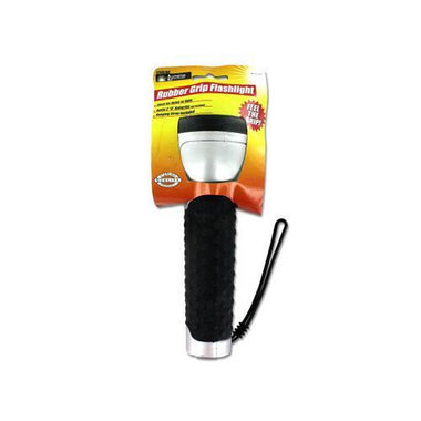 Rubber grip flashlight ( Case of 75 )