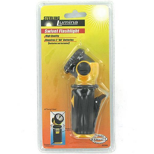 Flashlight with swivel head ( Case of 24 )