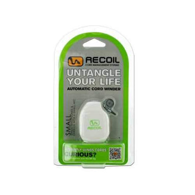 Recoil Small Spring-Loaded Automatic Cord Winder ( Case of 24 )