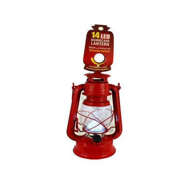 LED Red Hurricane Lantern ( Case of 1 )