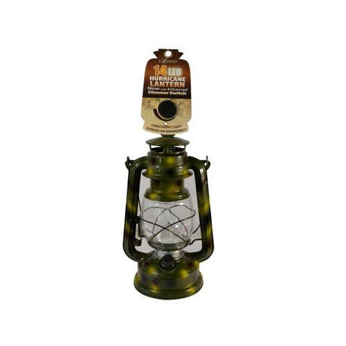 LED Camouflage Hurricane Lantern ( Case of 2 )