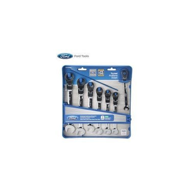 7Pc Flexible Geared Wrench Set Metric