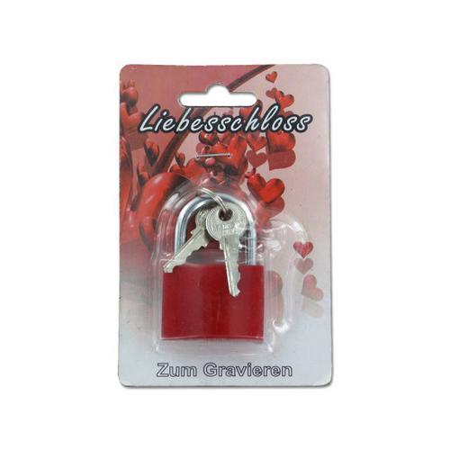 1pc red padlock ( Case of 12 )