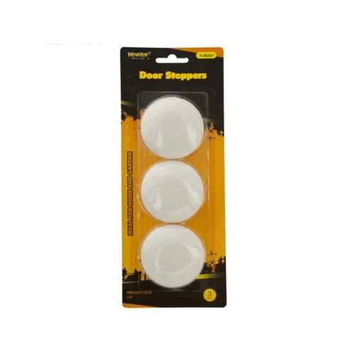 Round Plastic Door Stoppers Set ( Case of 24 )