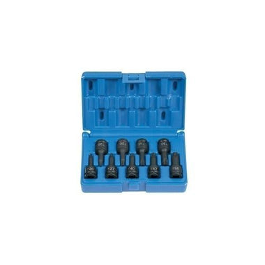 3/8" Drive 9 Piece Internal Torx Impact Driver Set