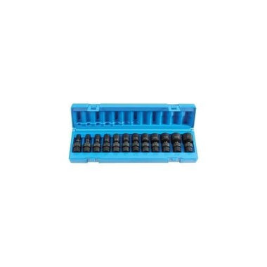 3/8" Dr. 12 Pc. Semi Deep SAE Universal Set