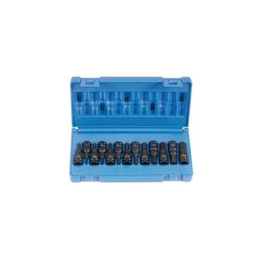 13 PC 3/8" DR FRACTIONAL & METRIC HEX DRIVER SET