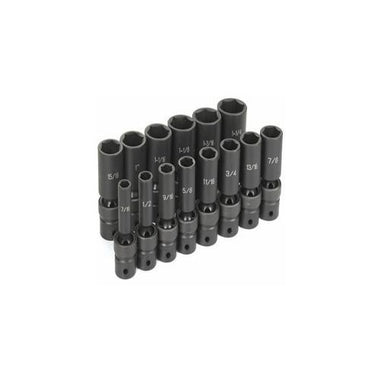 1/2" DR 14PC DEEP FRACTIONAL UNIV SOCKET SET