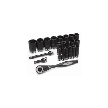 1/2" Dr. 22pc Fractional Deep Duo-Socket Set - 12