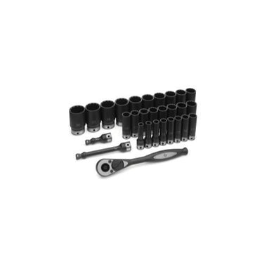 1/2" Dr. 29pc Metric Deep Duo-Socket Set - 12 Pt.