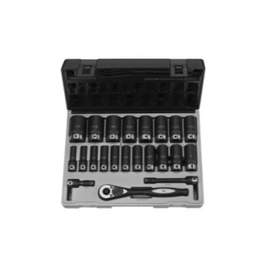 1/2" Dr. 22pc Fractional Deep Duo-Socket Set - 6 P