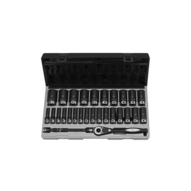 1/2" Dr. 29pc Metric Deep Duo-Socket Set - 6 Pt.