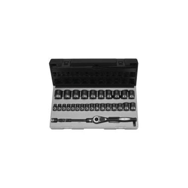 1/2" Dr. 29pc Metric Duo-Socket Set - 6 Pt.