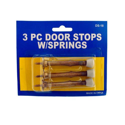 3 pack spring door stops ( Case of 20 )