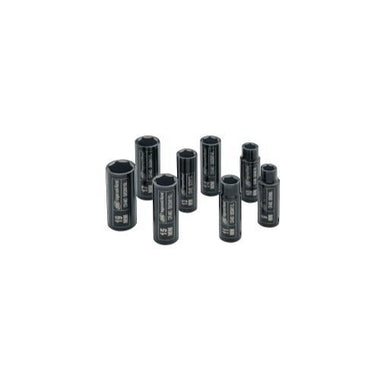 3/8" METRIC DEEP SOCKET SET, 8 PIECE