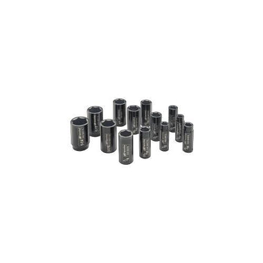 1/2" SAE DEEP SOCKET SET, 13 PIECE