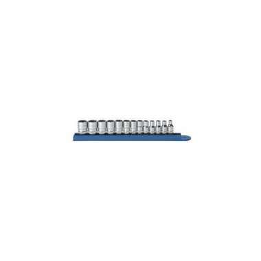 13PC 1/4" DR 12PT STANDARD METRIC SOCKET SET