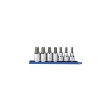 7PC 1/2" DRIVE METRIC HEX BIT SOCKET SET