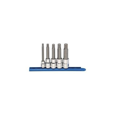 5-Pc 3/8" & 1/2" Drive Long Triple Square Bit Set