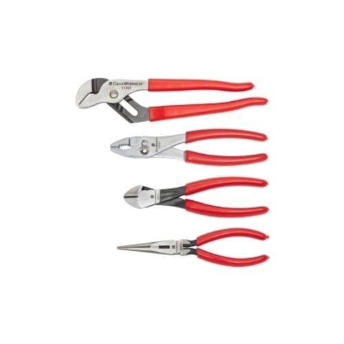 4-PC Mixed Dipped Handle Plier Set