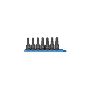 7 Pc. 1/2" Drive Hex Impact Socket Set Metric