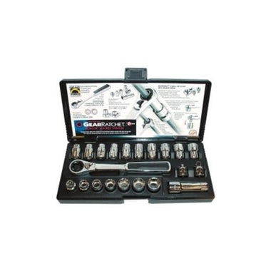 SKT SET(SAE&MET)GEAR RATCHET 21PC SET