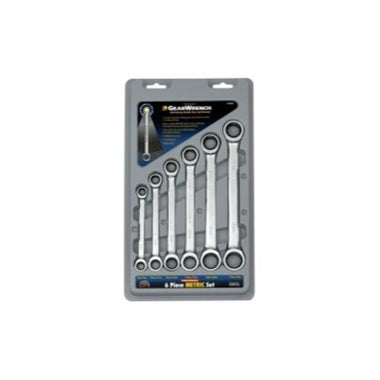 Gearwrench WRENCH RATCHETING DBLE BOX END SET MET 6 PC GEARWR