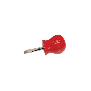 SCREWDRIVER SLOTTED STUBBY RED