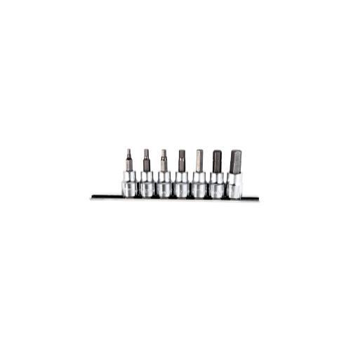 SOCKET HEX BIT SET 3/8IN. DRIVE 7 PC. SAE