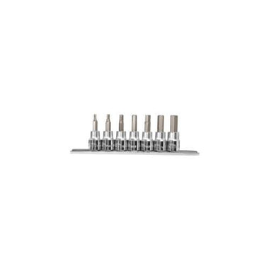 SOCKET HEX BIT SET 3/8IN. DRIVE 7 PC METRIC