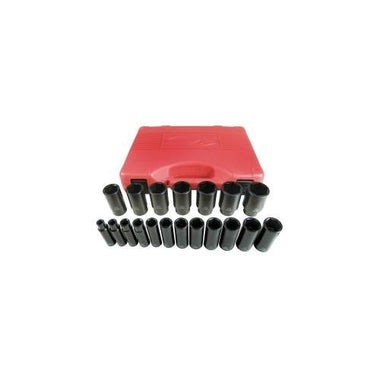 19-piece 1/2" Drive Deep Impact Socket Set