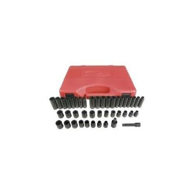 42-piece 3/8" dr. SAE and Metric Impact Socket Set