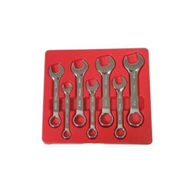 7PC SHORT SAE COMB WRENCH SET