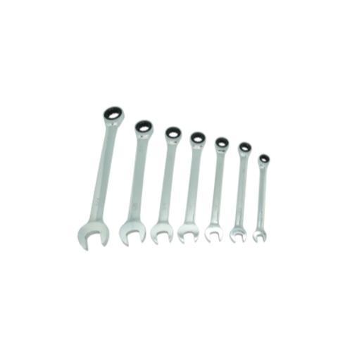 7-piece Fractional Ratcheting Wrench Set