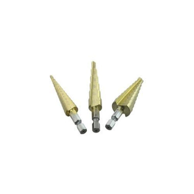 Step Drill Bits 3-Piece Set