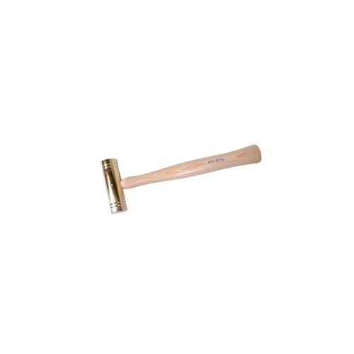 HAMMER BRASS 24OZ, HICKORY HANDLE