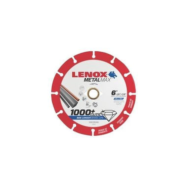 LENOX Metal Max DIAM CUTOFF WHEEL AG/CS 6" X 7/8"