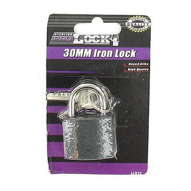 30MM Iron lock with keys ( Case of 24 )