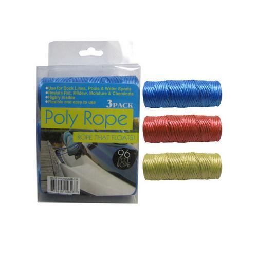 Polypropolyne rope 3 pack 96 feet total ( Case of 12 )