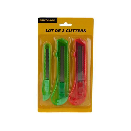 Box Cutters Set ( Case of 18 )